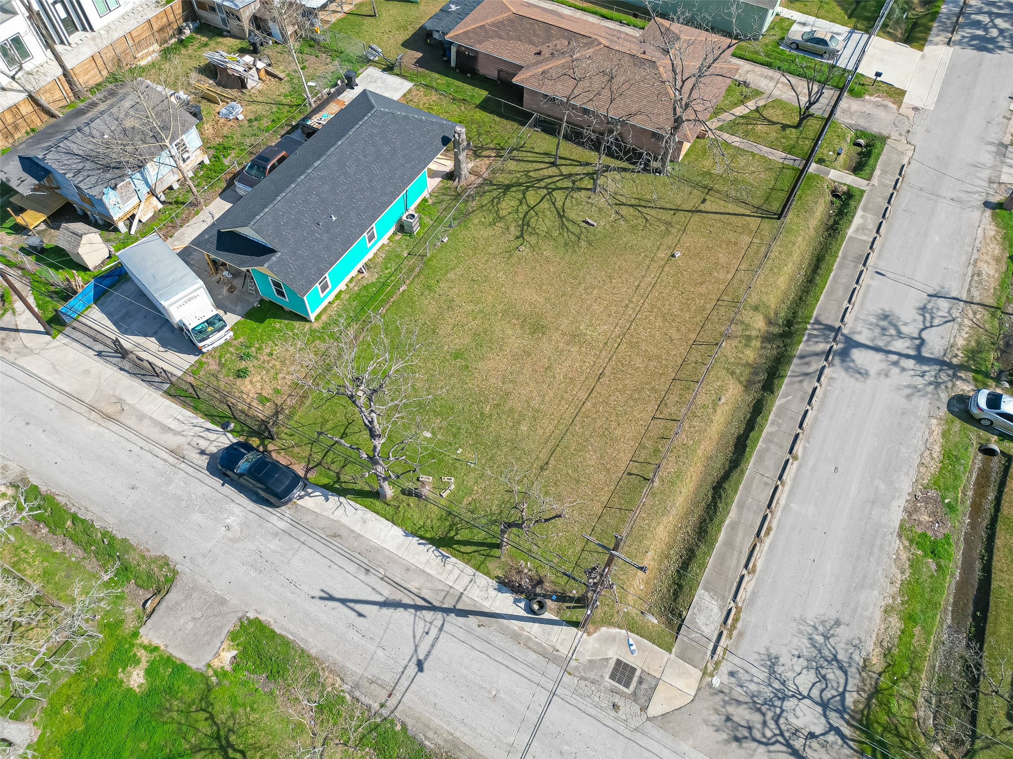 7902 Pointer Street Houston, TX 77016 - Photo 8 of 24 an aerial view of a house with a yard