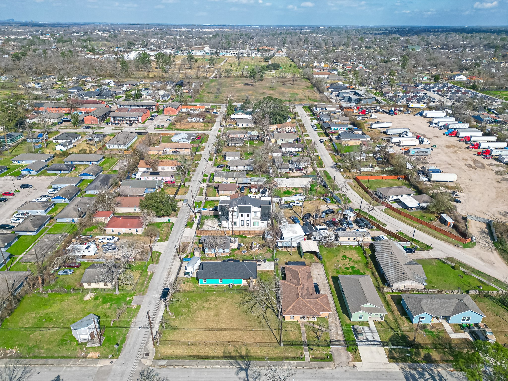 7902 Pointer Street Houston, TX 77016 - Photo 9 of 24 an aerial view of residential houses with outdoor space