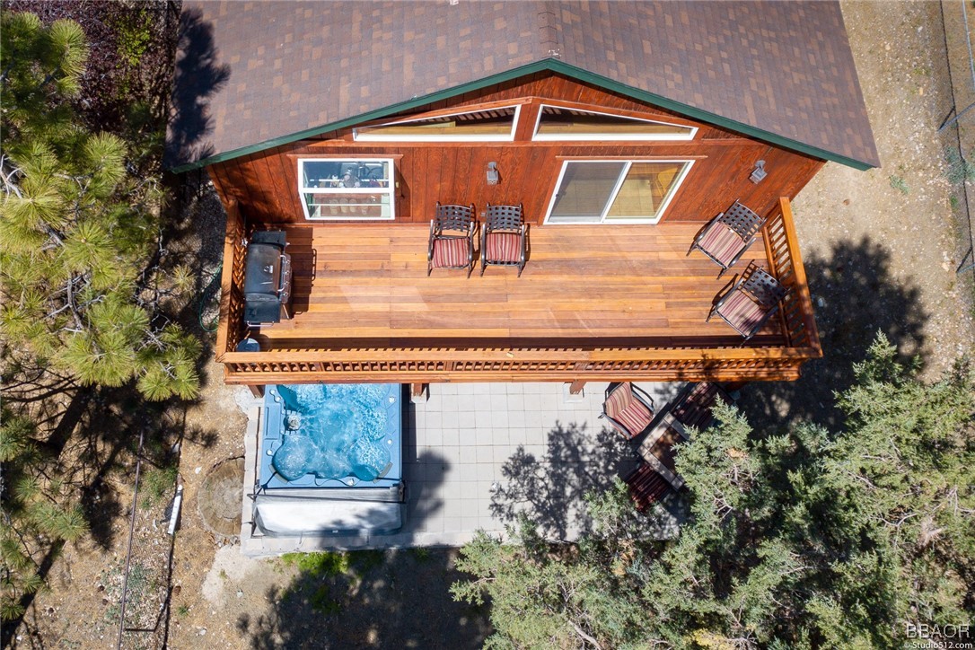 308 Eagle Drive Big Bear Lake, CA 92315 - Photo 22 of 29 a front view of a house with garden