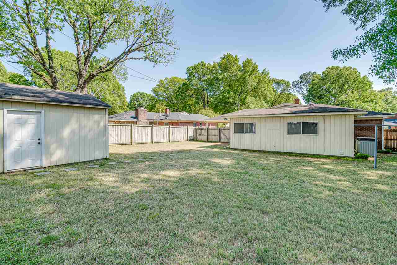 4862 Verne Road Memphis, TN 38117 - Photo 23 of 23 View of the shed, backyard, and back of home.