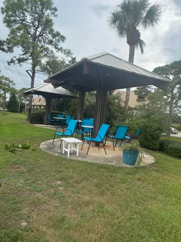 a view of a lake with a house