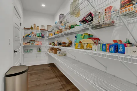 a utility room with a washer and dryer