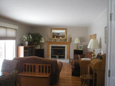 1010 Renaldi Road Wind Gap, PA 18091 - Photo 6 of 11 a living room with furniture a fireplace and a flat screen tv