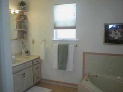 1010 Renaldi Road Wind Gap, PA 18091 - Photo 8 of 11 a bathroom with a granite countertop sink a toilet and shower