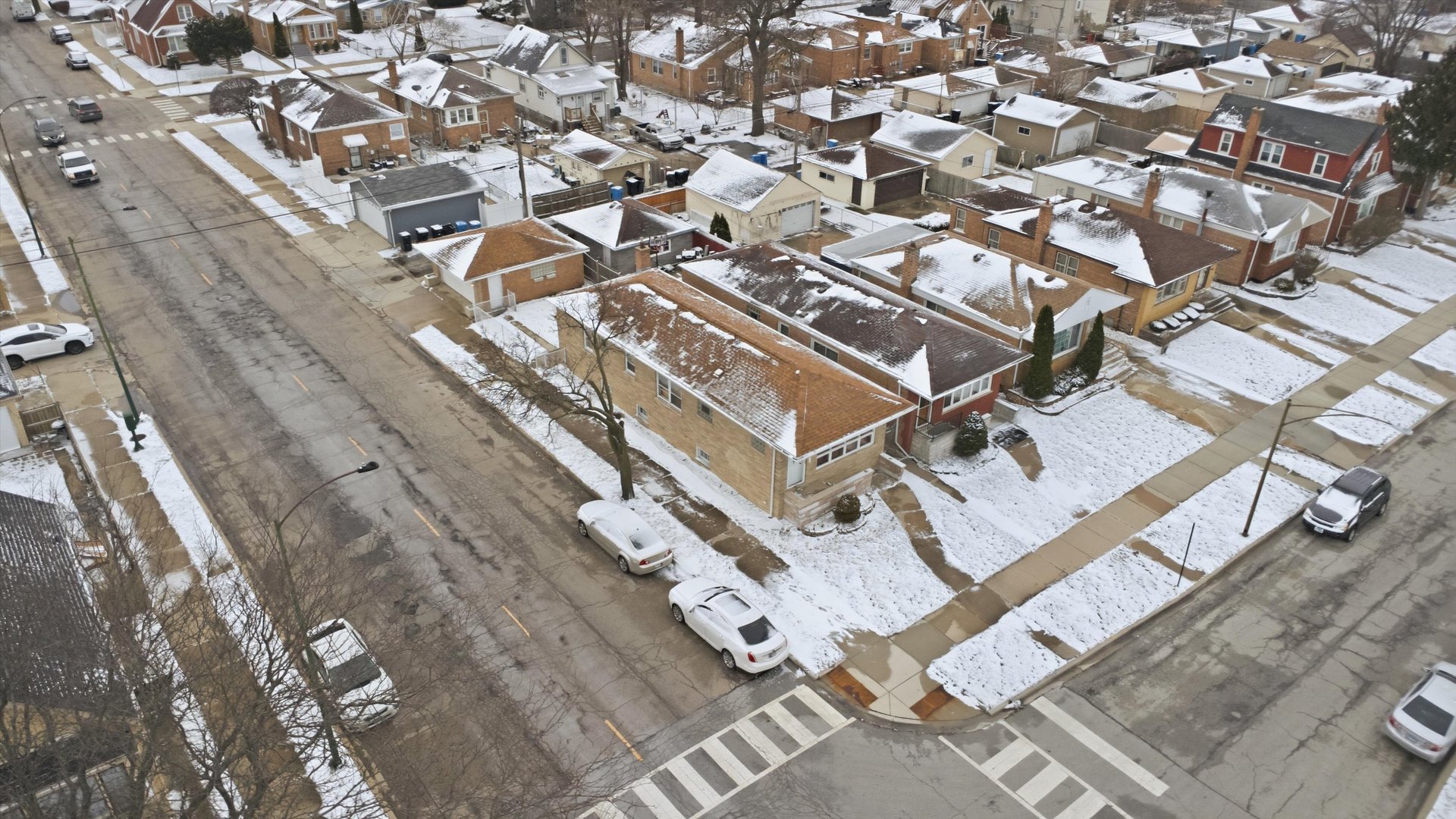 3701 West 80th Street Chicago, IL 60652 - Photo 27 of 34 an aerial view of residential houses with city view