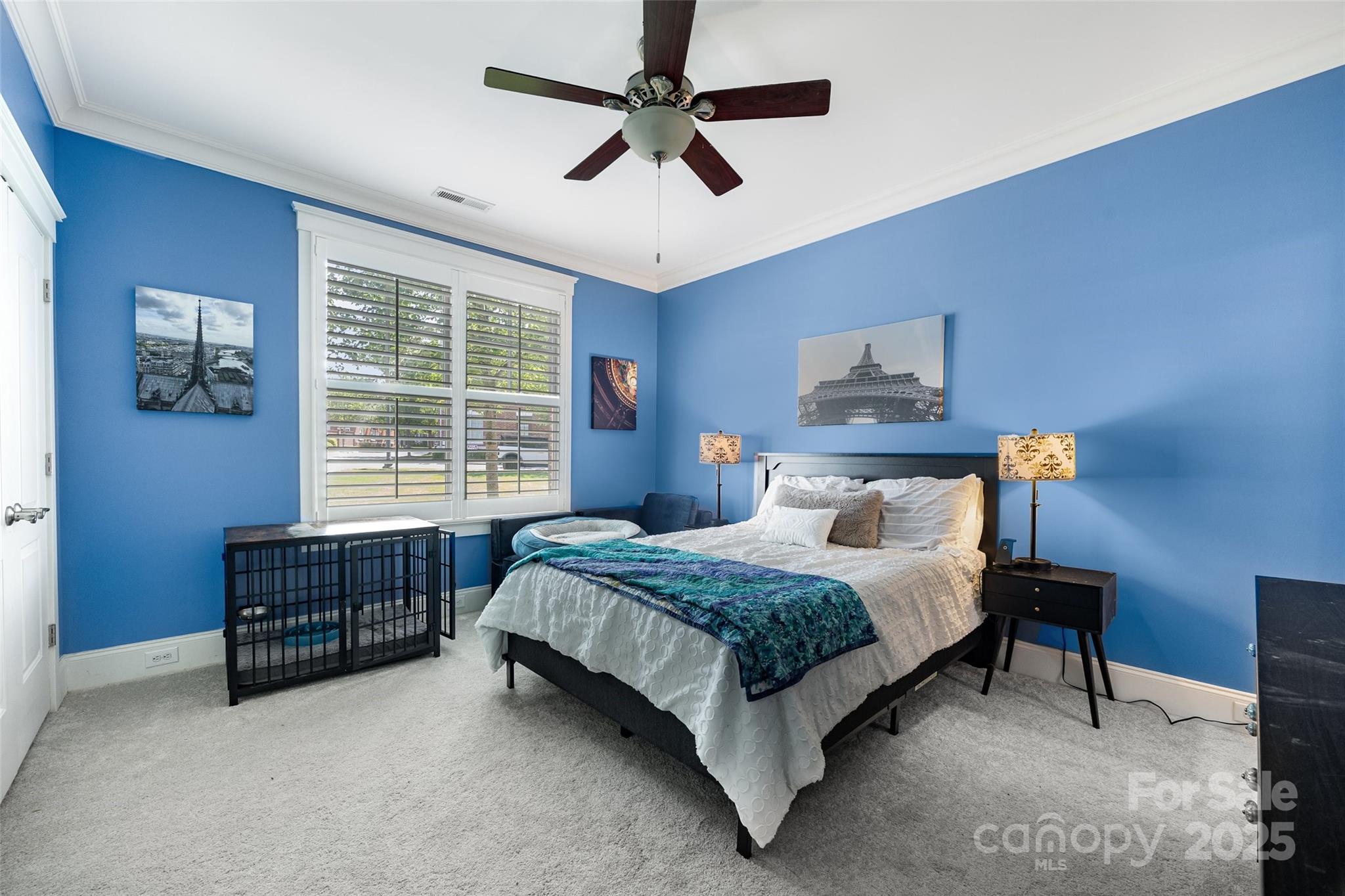 321 Landers Way Belmont, NC 28012 - Photo 12 of 26 a bedroom with a bed and a chandelier