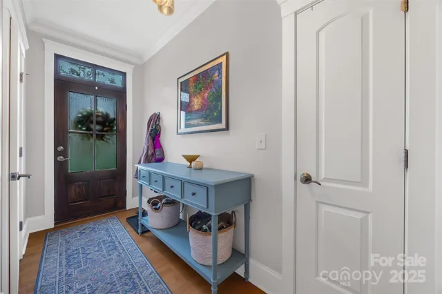 a room with furniture and a table