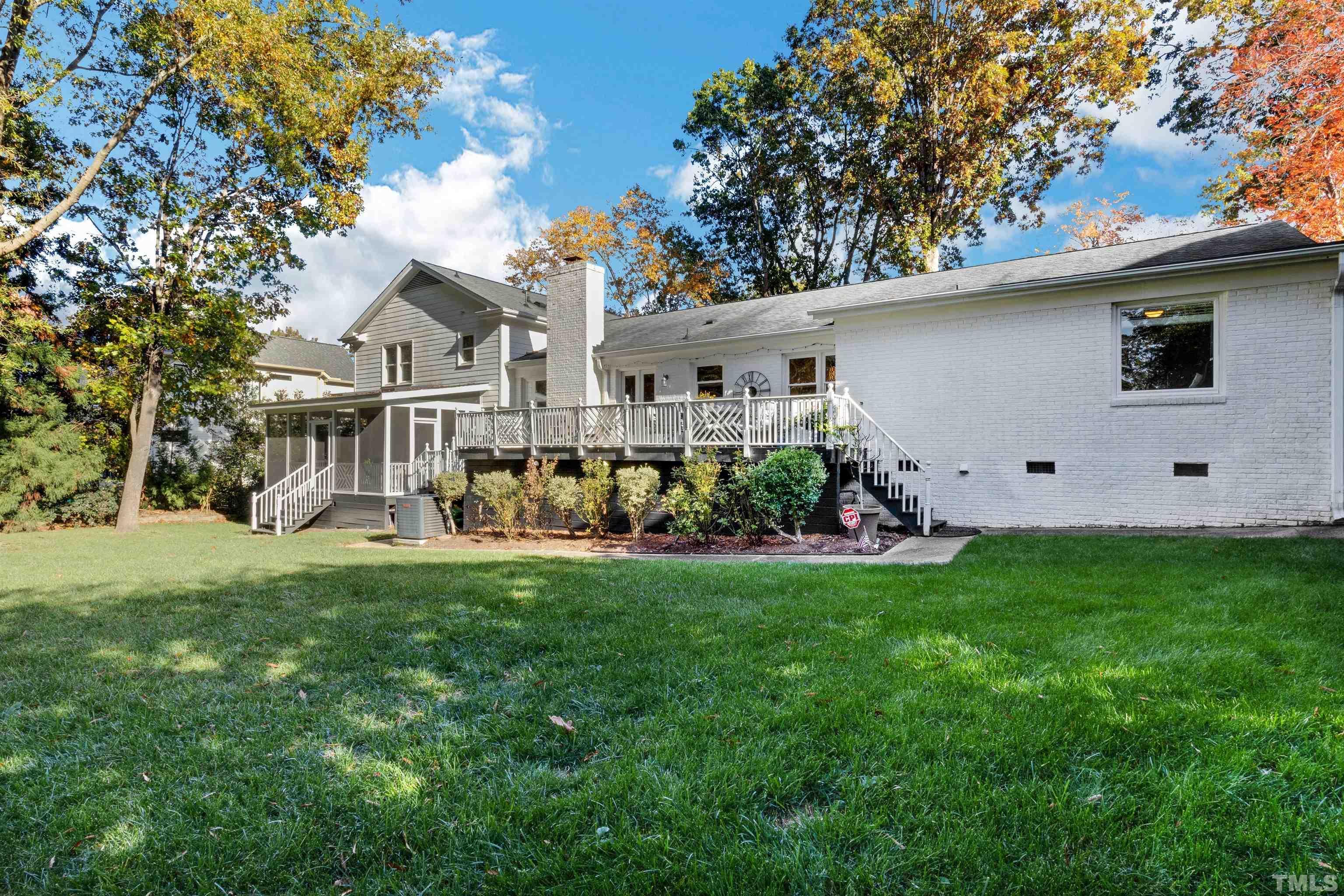 6813 Foxfire Place Raleigh, NC 27615 - Photo 31 of 38 a front view of house with yard