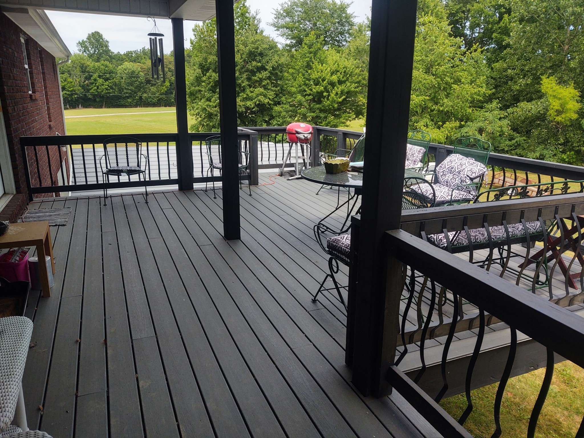 423 Ferguson Hill Road Lafayette, TN 37083 - Photo 38 of 63 a view of balcony with wooden floor and fence