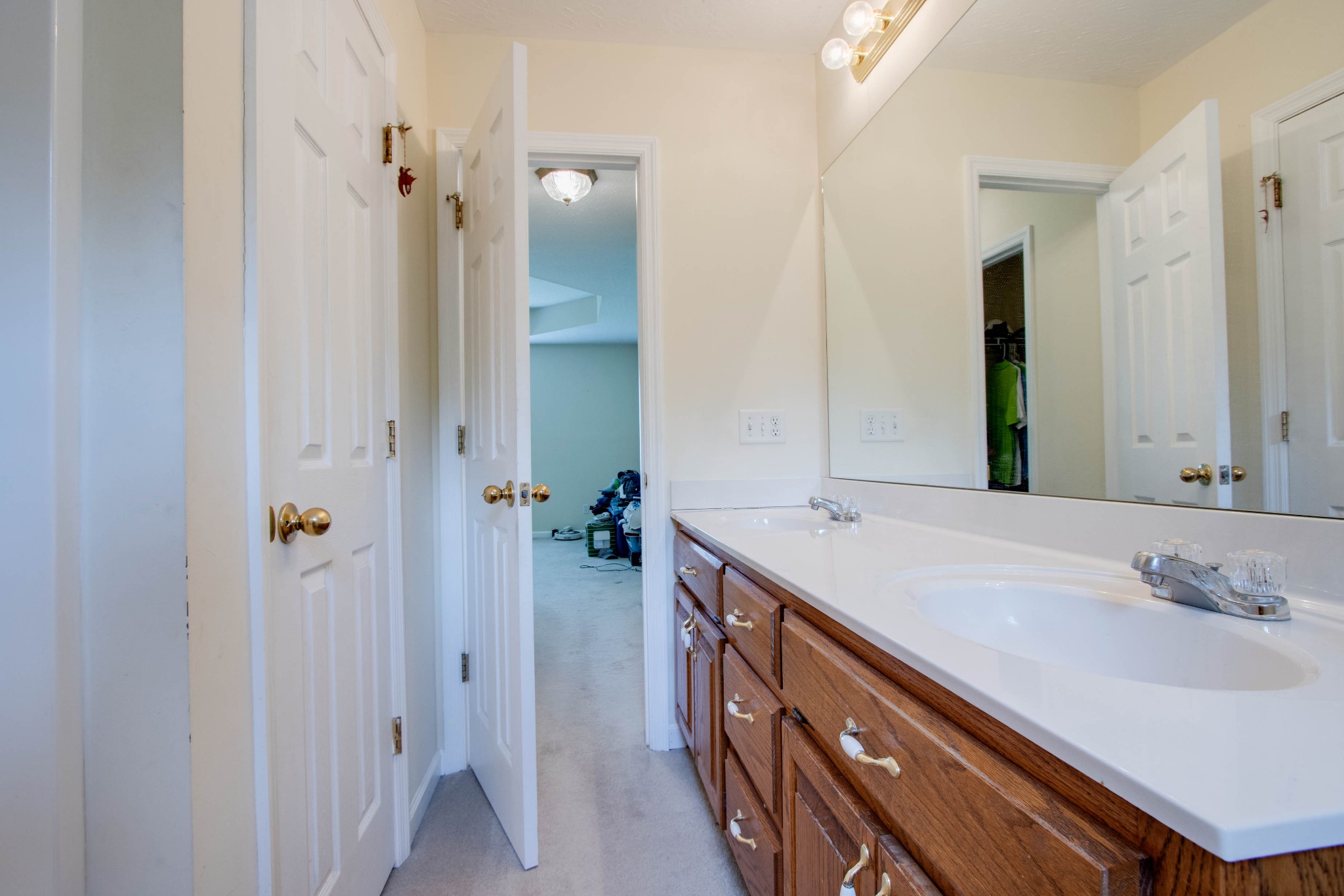 423 Ferguson Hill Road Lafayette, TN 37083 - Photo 50 of 63 a bathroom with a sink and a mirror
