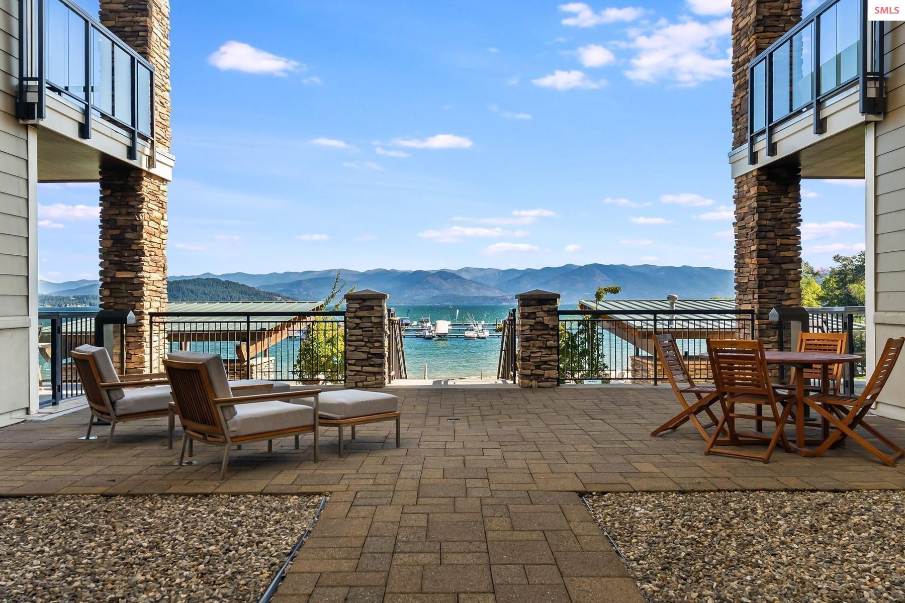 402 Sandpoint Avenue, Unit 225 Sandpoint, ID 83864 - Photo 30 of 57 Enjoy the cool shade in the afternoon on this outdoor patio and have direct access to the beach