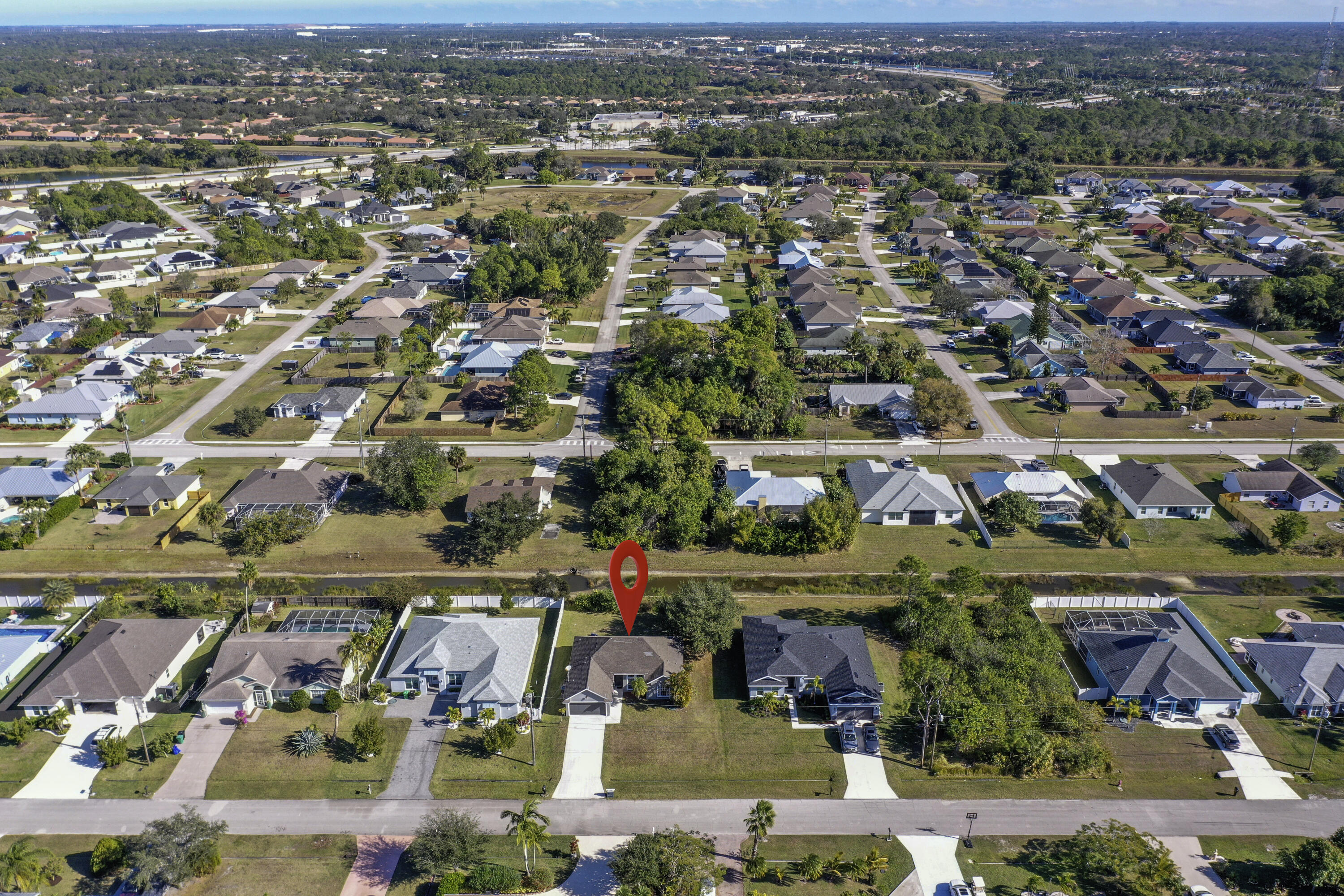 2619 Southwest Fair Isle Road Port St. Lucie, FL 34987 - Photo 30 of 33 an aerial view of city
