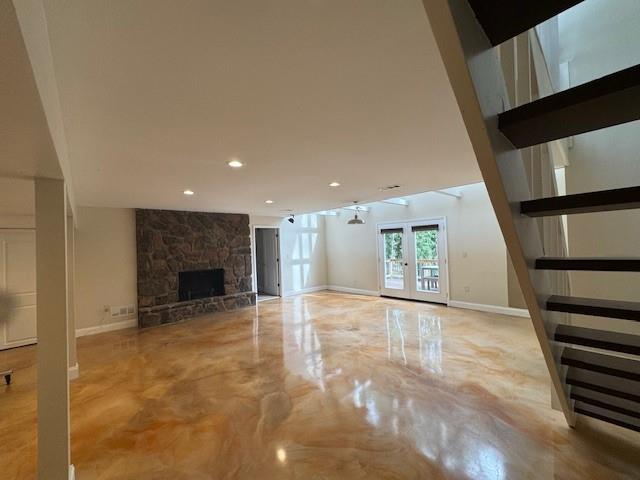 192 Kings Row Northeast Marietta, GA 30067 - Photo 23 of 34 a view of an empty room with wooden floor kitchen view and a window