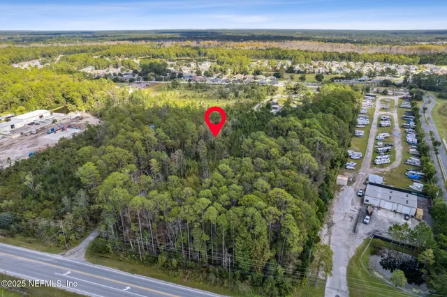 a view of lake with city view