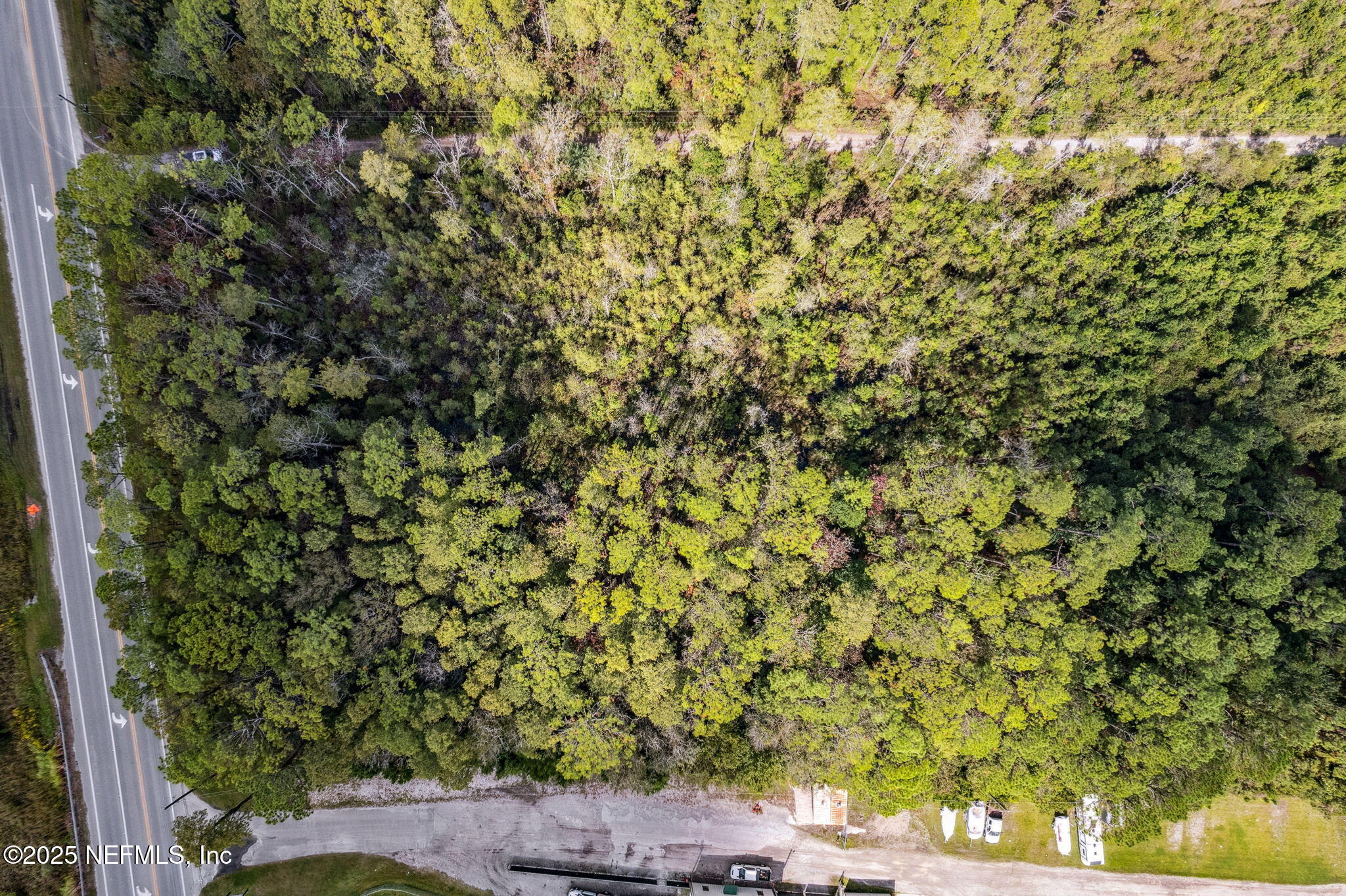 86158 Overstreet Lane Yulee, FL 32097 - Photo 18 of 25 a view of a yard with plants and wooden fence
