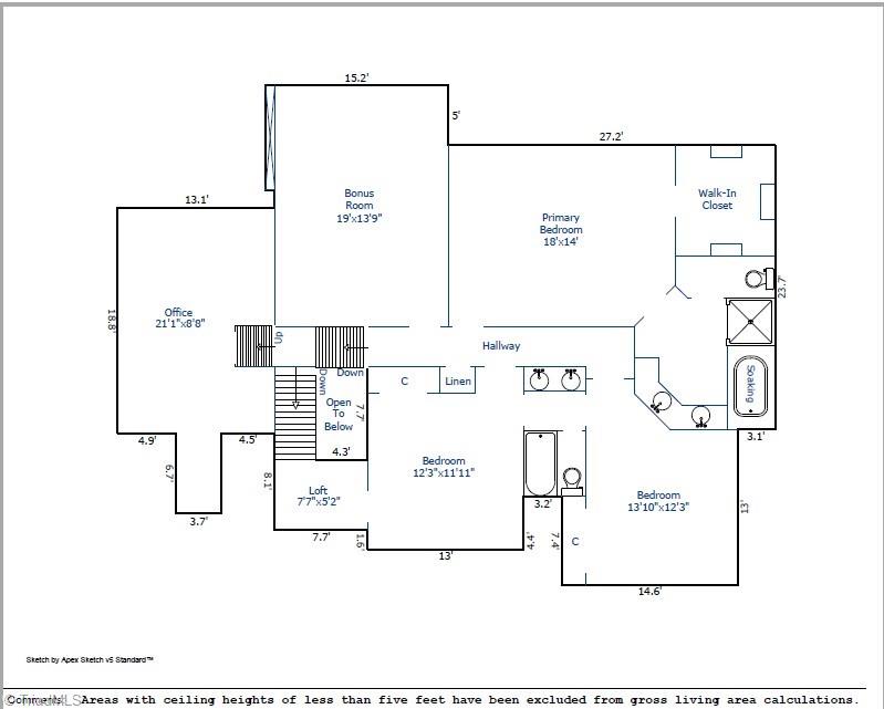 6694 Fegan Road Summerfield, NC 27358 - Photo 35 of 35 Floor Plan - Second Floor
