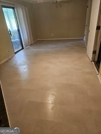 a view of empty room