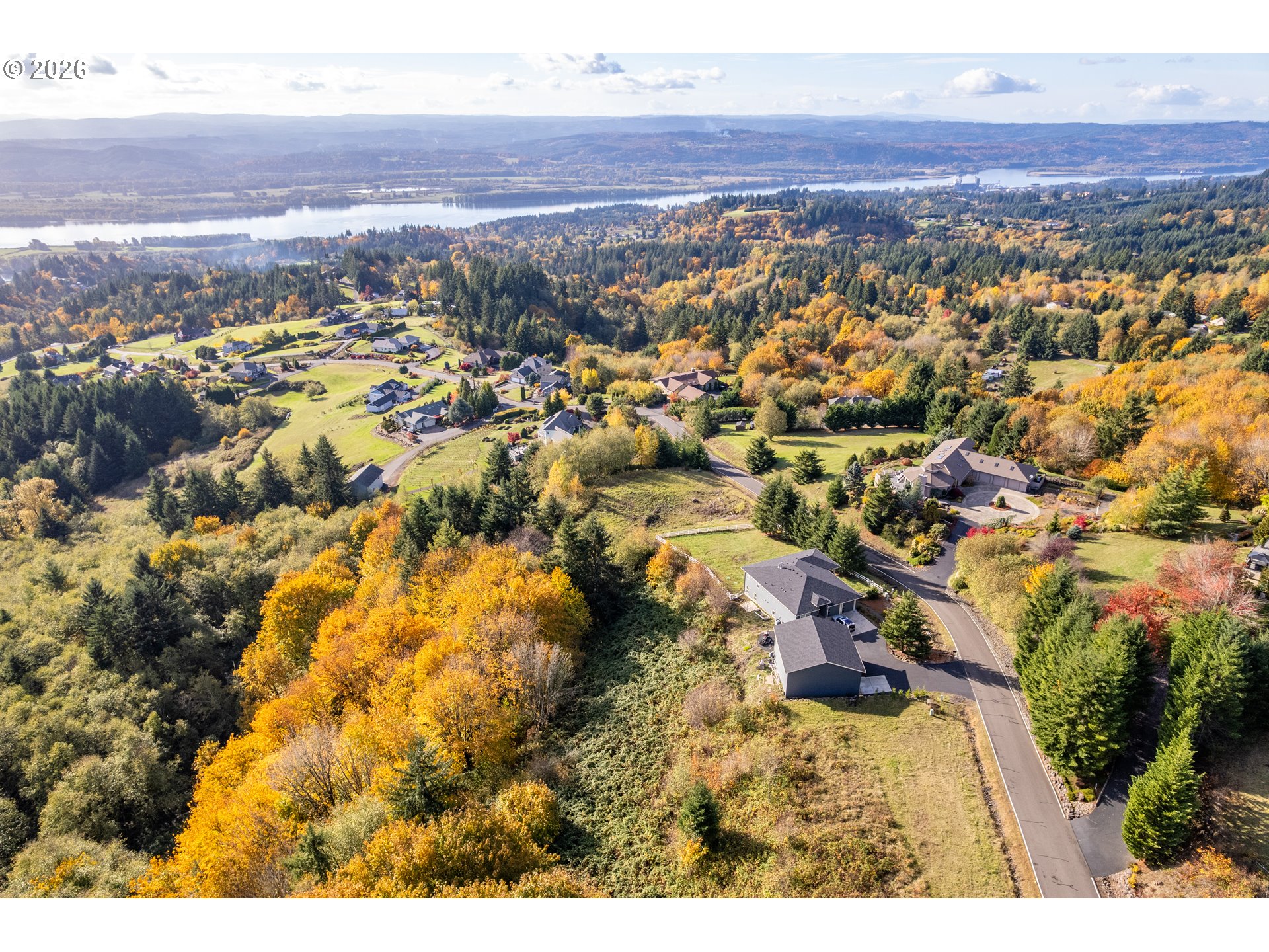 560 Varsity Road Kalama, WA 98625 - Photo 13 of 22 an aerial view of residential building and trees