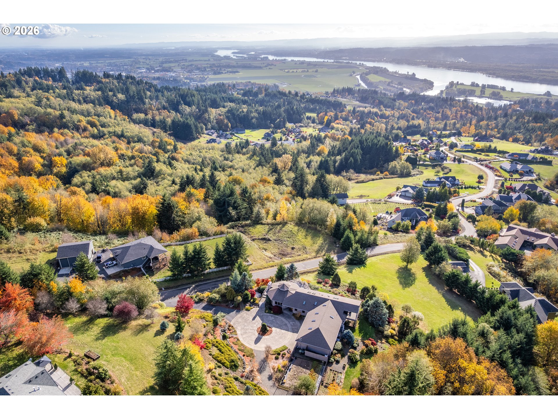 560 Varsity Road Kalama, WA 98625 - Photo 15 of 22 an aerial view of residential houses with outdoor space