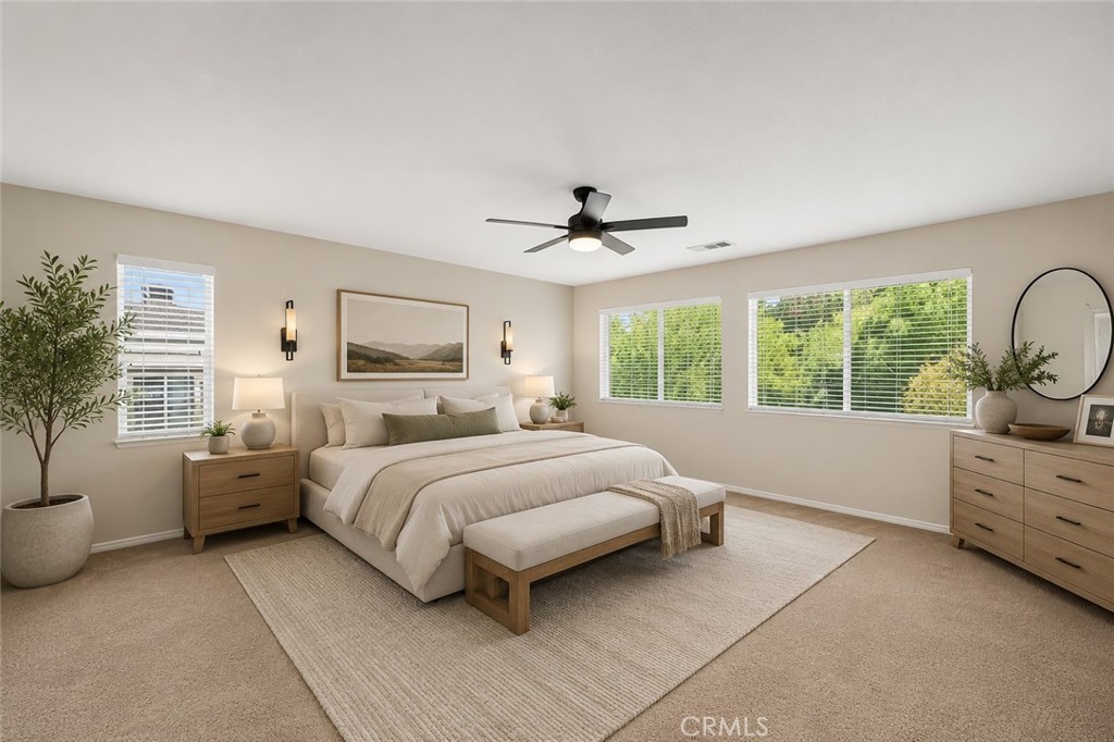 22262 Trinity Place Saugus, CA 91390 - Photo 47 of 87 AI Enhanced 12 / Primary Bedroom