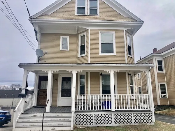 a view of a house with entrance