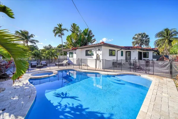 a view of a house with pool