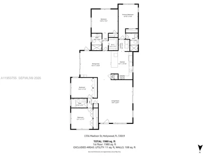 $1,300,000 | 1356 Madison Street, Hollywood, FL 33019