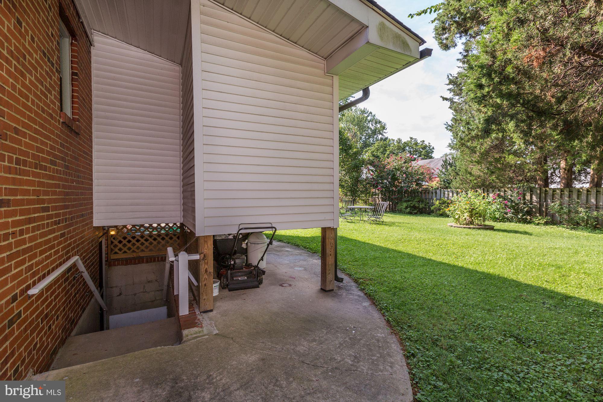 9428 Old Georgetown Road Bethesda, MD 20814 - Photo 27 of 30 Rear Entrance to Lower Level