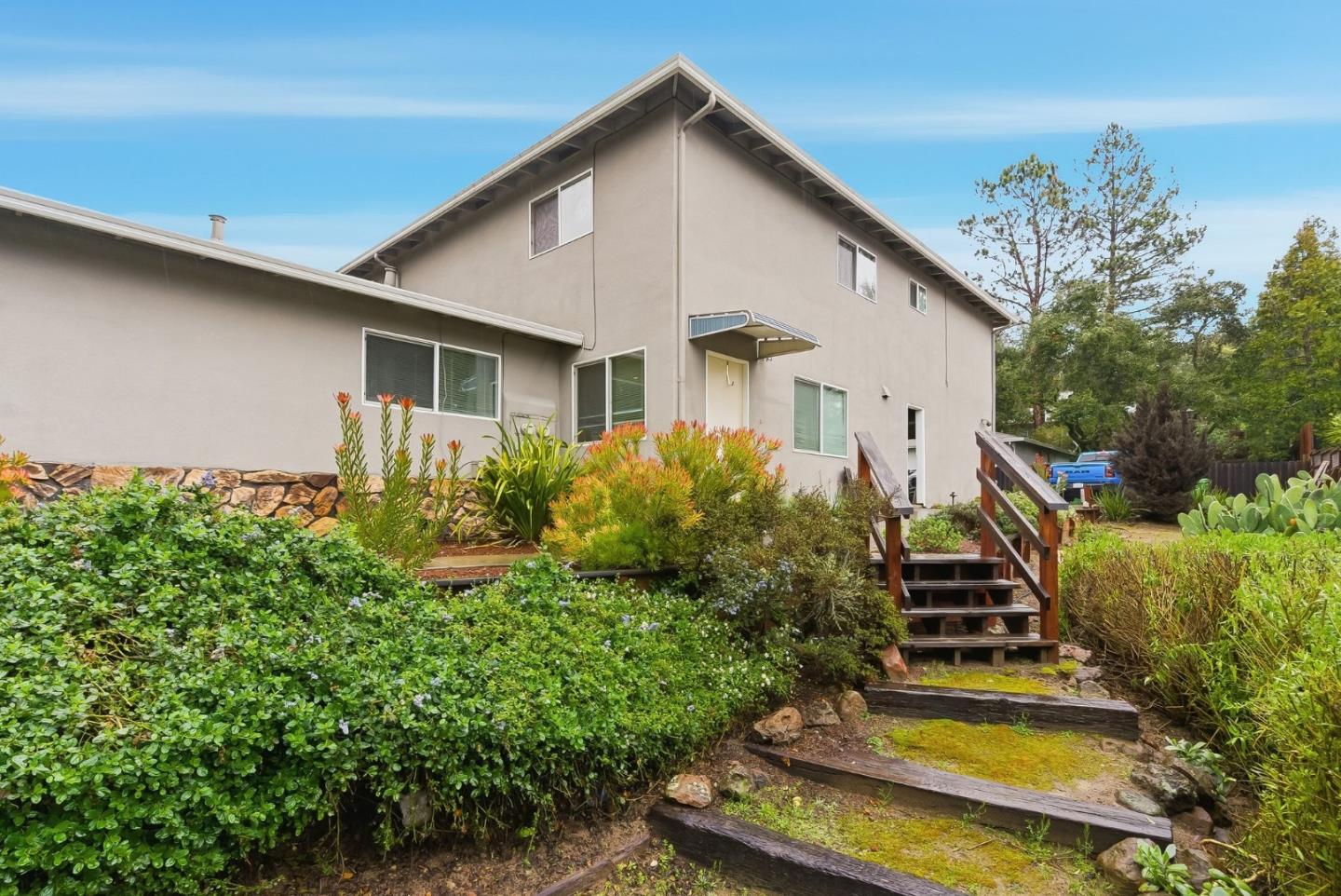 192 Bean Creek Road Scotts Valley, CA 95066 - Photo 5 of 17 a view of a house with pool and sitting area