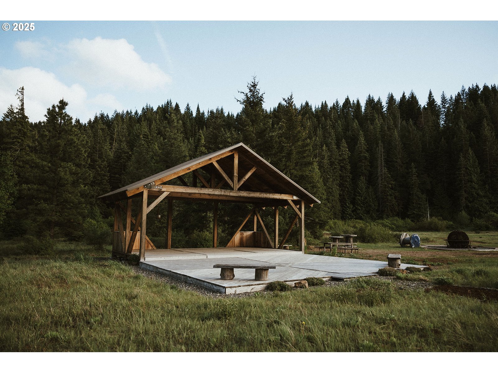 230 Jennings Road Trout Lake, WA 98650 - Photo 25 of 47 a view of a house with backyard and trees