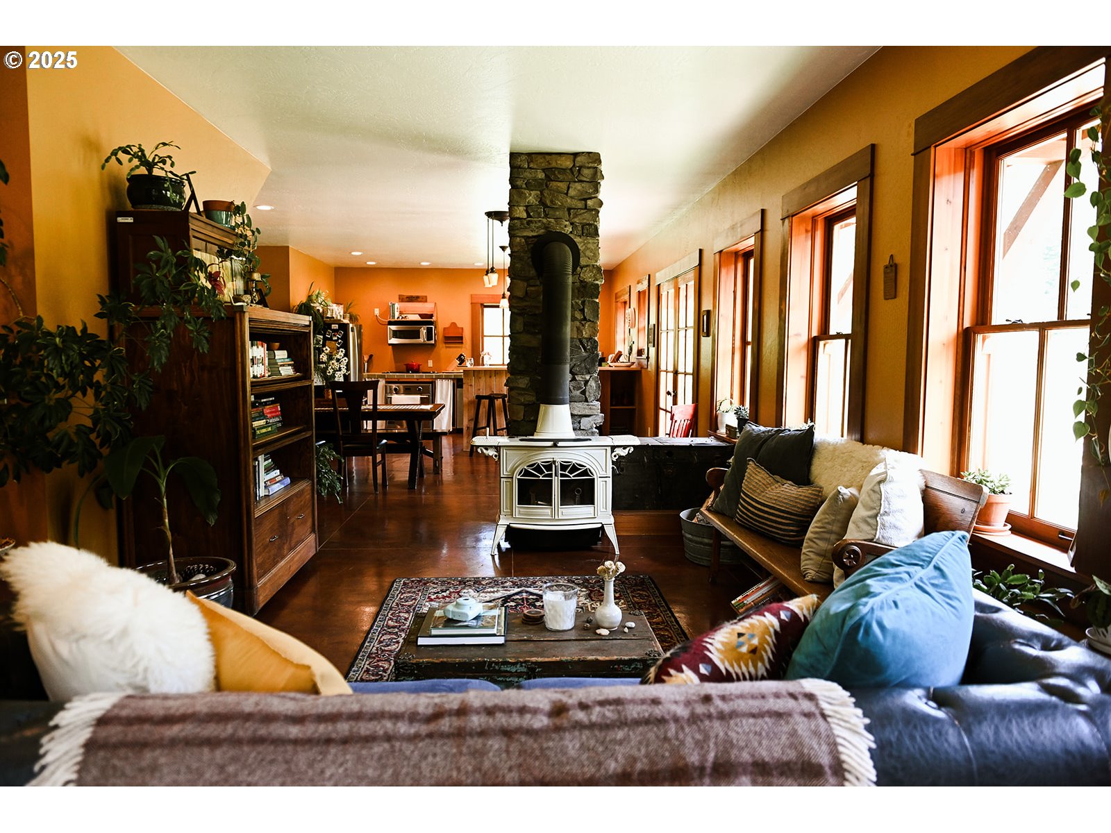 230 Jennings Road Trout Lake, WA 98650 - Photo 3 of 47 a living room with furniture large window and wooden floor