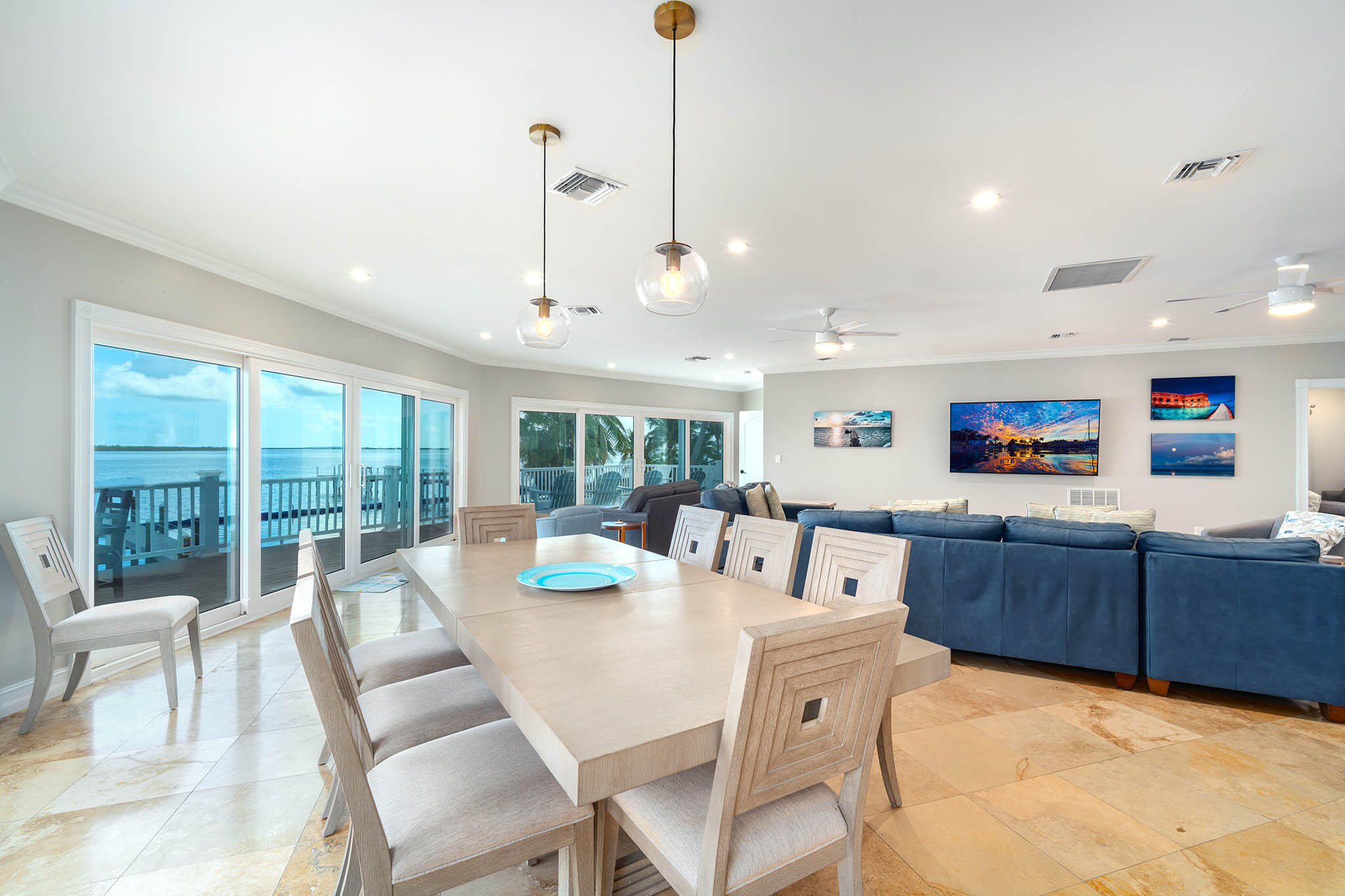 31473 Warner Street Big Pine Key, FL 33043 - Photo 16 of 49 a view of a dining room with furniture window and outside view