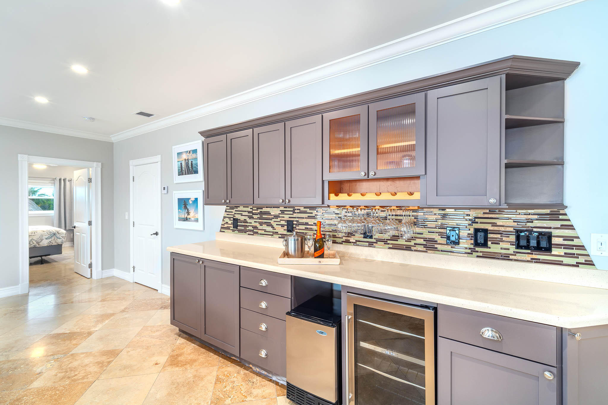 31473 Warner Street Big Pine Key, FL 33043 - Photo 17 of 49 a kitchen with a sink stove and cabinets