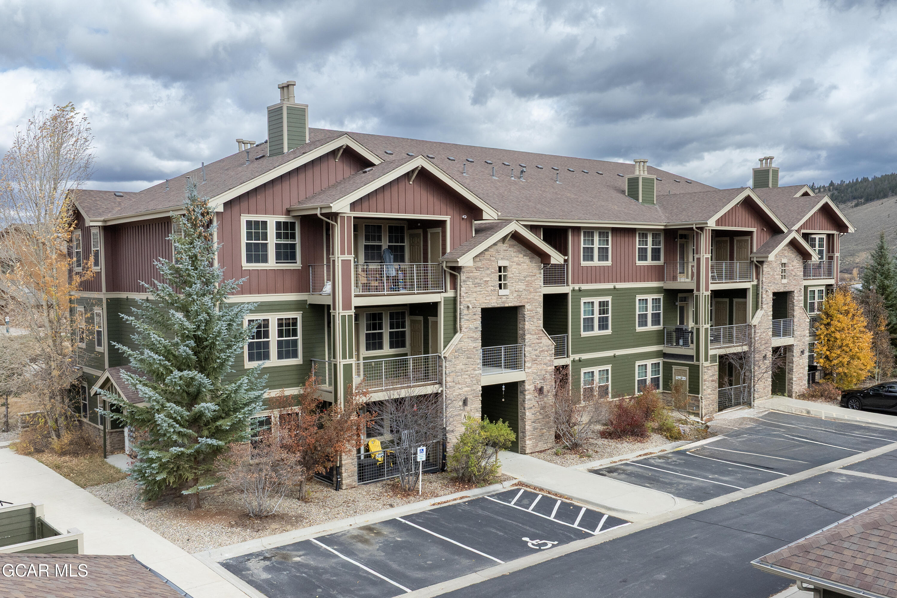 150 Village Road, Unit A307 Granby, CO 80446 - Photo 18 of 34 a front view of a building with many windows
