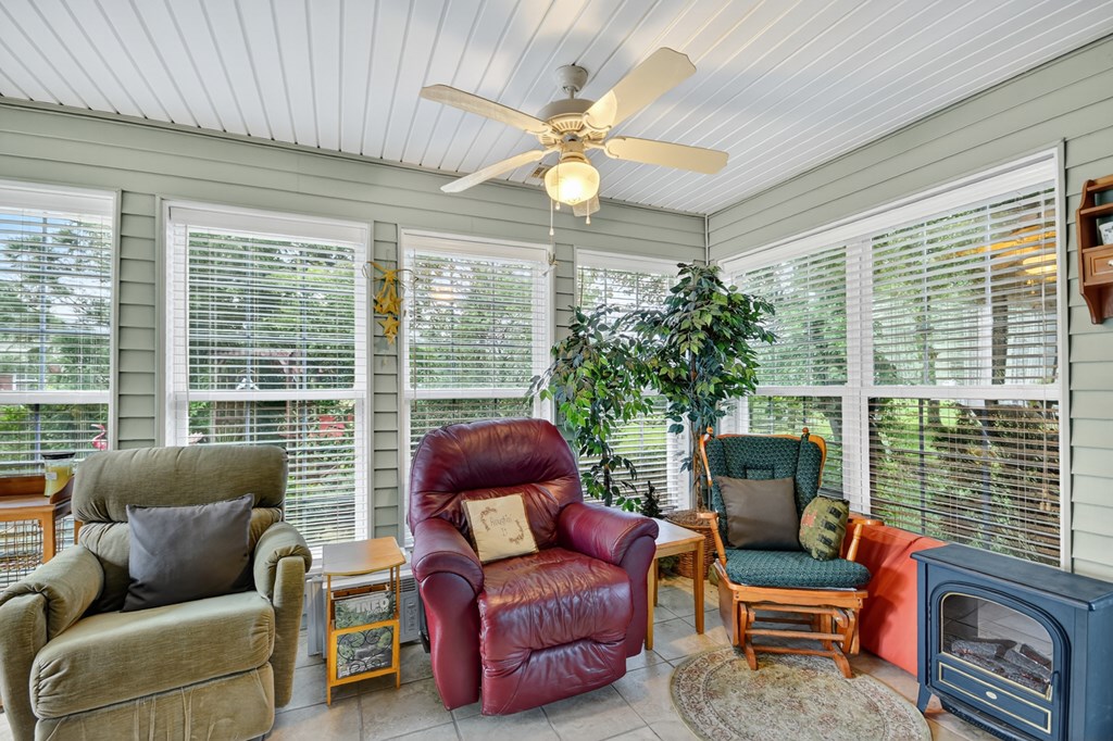 66 Westward Lane Blue Ridge, GA 30513 - Photo 17 of 34 a living room with furniture and a large window