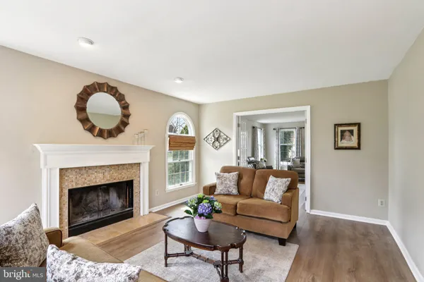 a large kitchen with lots of counter space