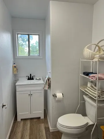 a bed room with a bed and a couch