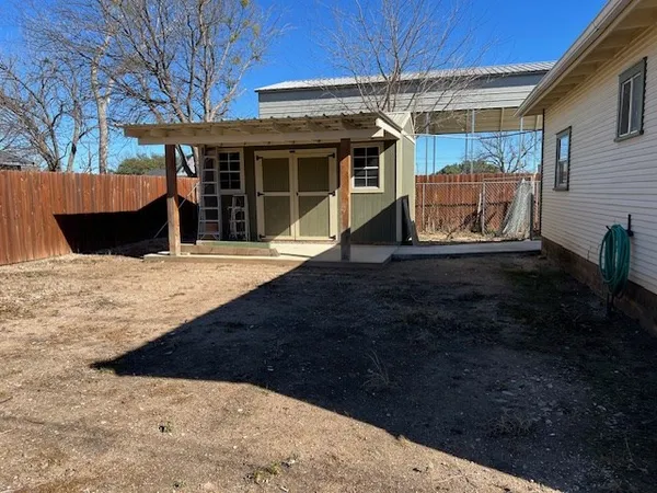 a view of a house with a outdoor space
