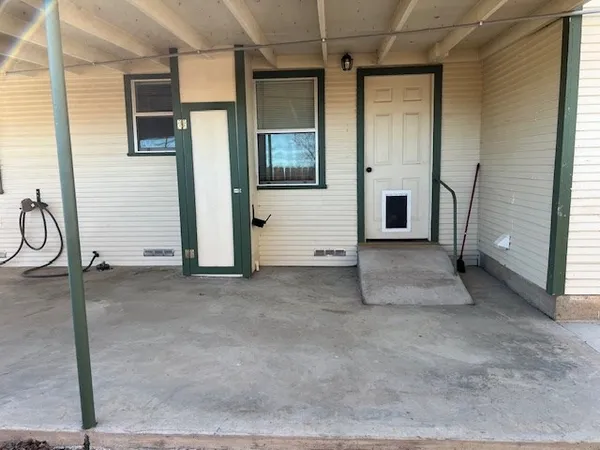 a view of outdoor space and patio