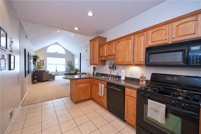 302 Saddlebrook Road Gibsonia, PA 15044 - Photo 9 of 25 View From Kitchen Looking onto the Dining Area & Living Room