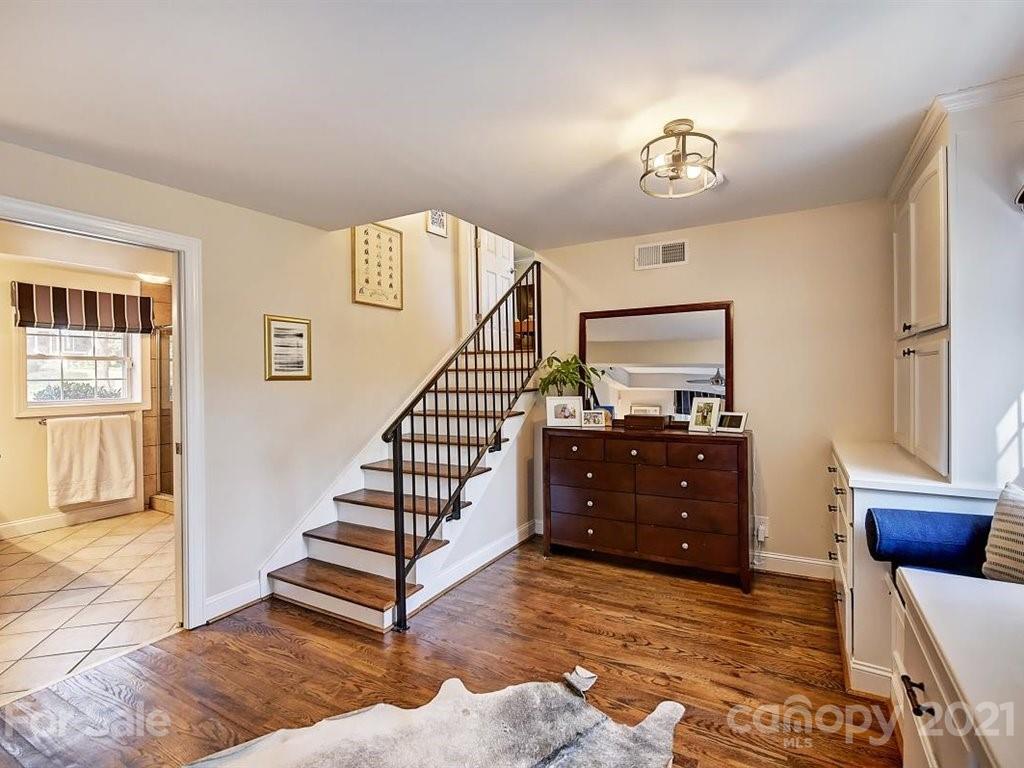 5121 Murrayhill Road Charlotte, NC 28210 - Photo 25 of 47 a view of entryway livingroom and hall with wooden floor