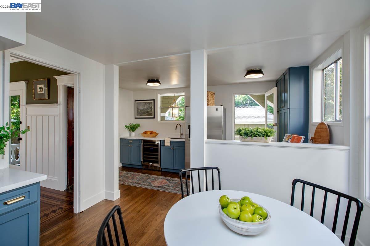 1111 Union Street Alameda, CA 94501 - Photo 27 of 57 a view of a dining room with furniture window and wooden floor