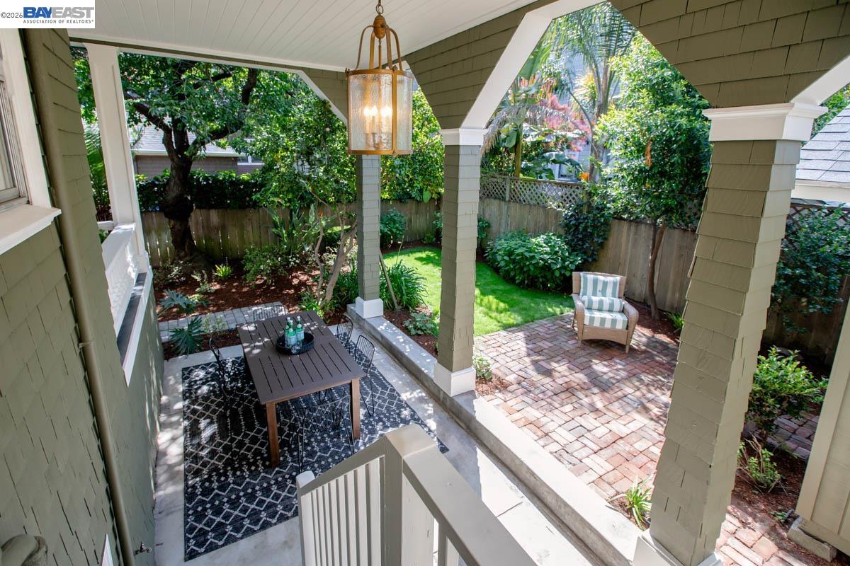 1111 Union Street Alameda, CA 94501 - Photo 50 of 57 a view of a porch and garden