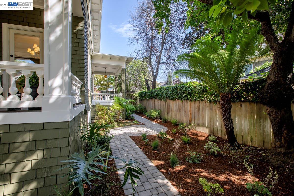 1111 Union Street Alameda, CA 94501 - Photo 53 of 57 a backyard of a house with lots of green space