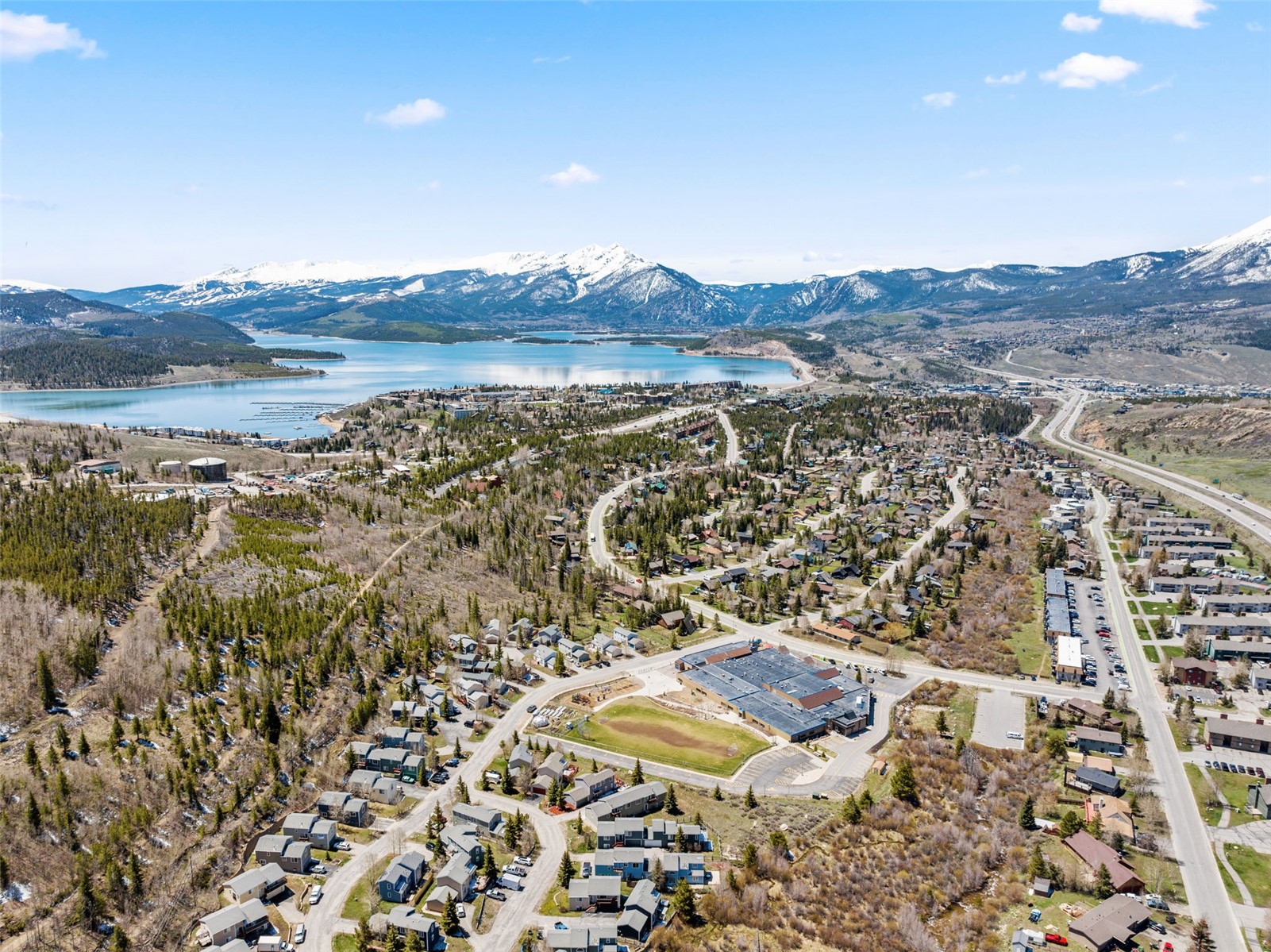 638 Alpine Road Dillon, CO 80435 - Photo 5 of 7 Birds eye view of property with a water and mountain view