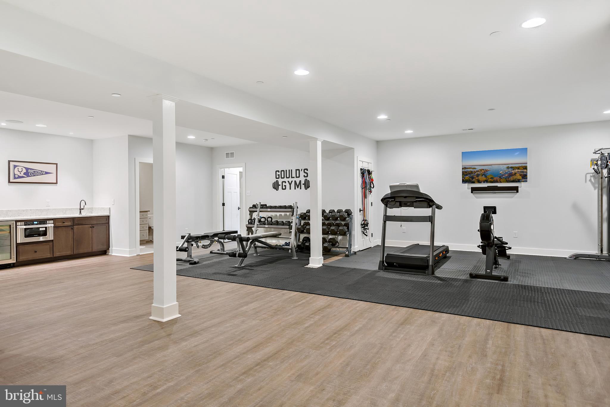 12962 Highland Road Highland, MD 20777 - Photo 50 of 74 Gym Area Lower Level Rec Rm