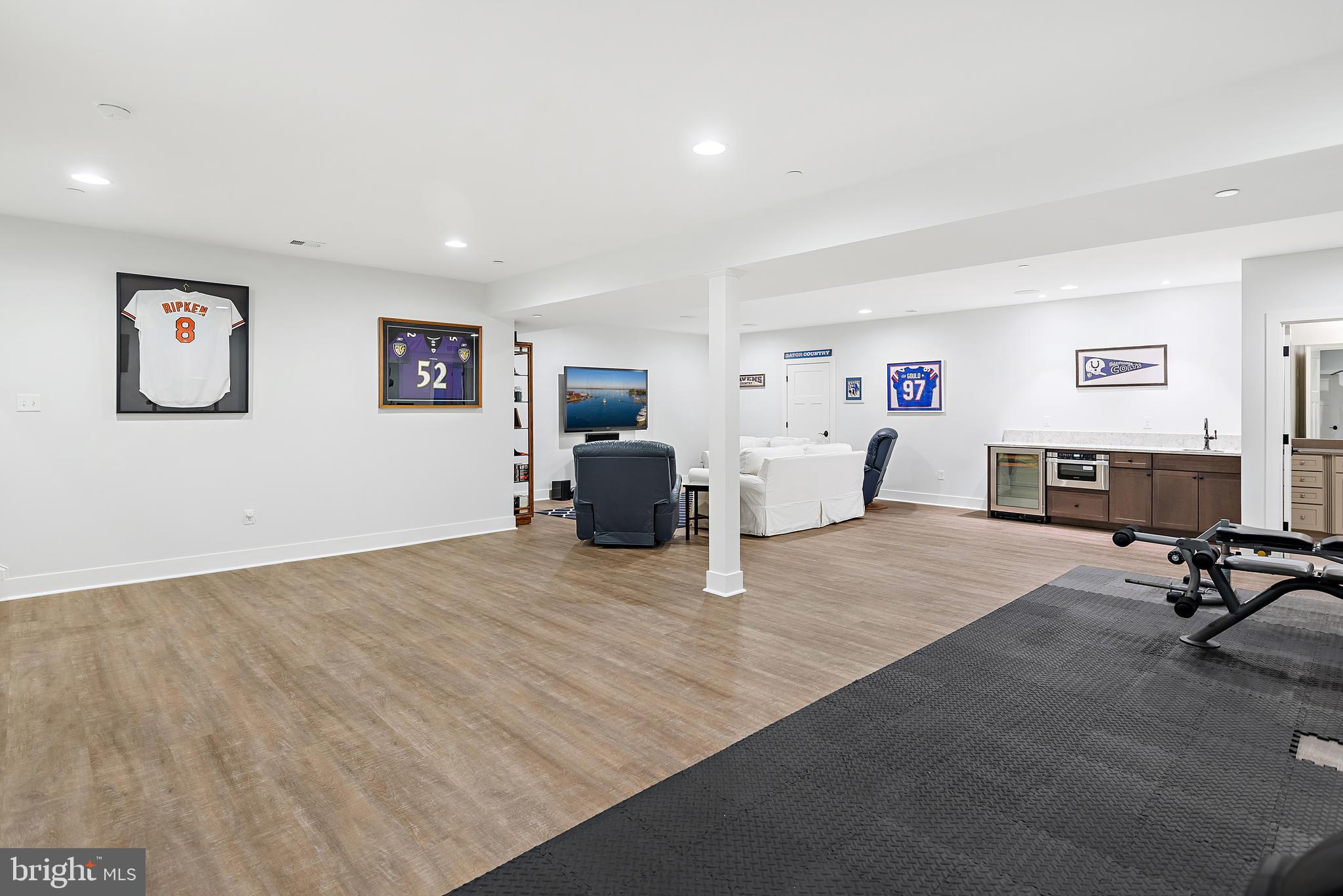 12962 Highland Road Highland, MD 20777 - Photo 51 of 74 Rec Room w/Wet Bar & Mini Frig