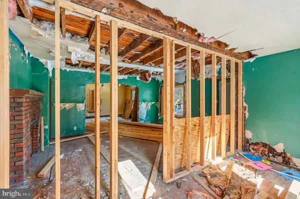 a view of a yard with an outdoor seating