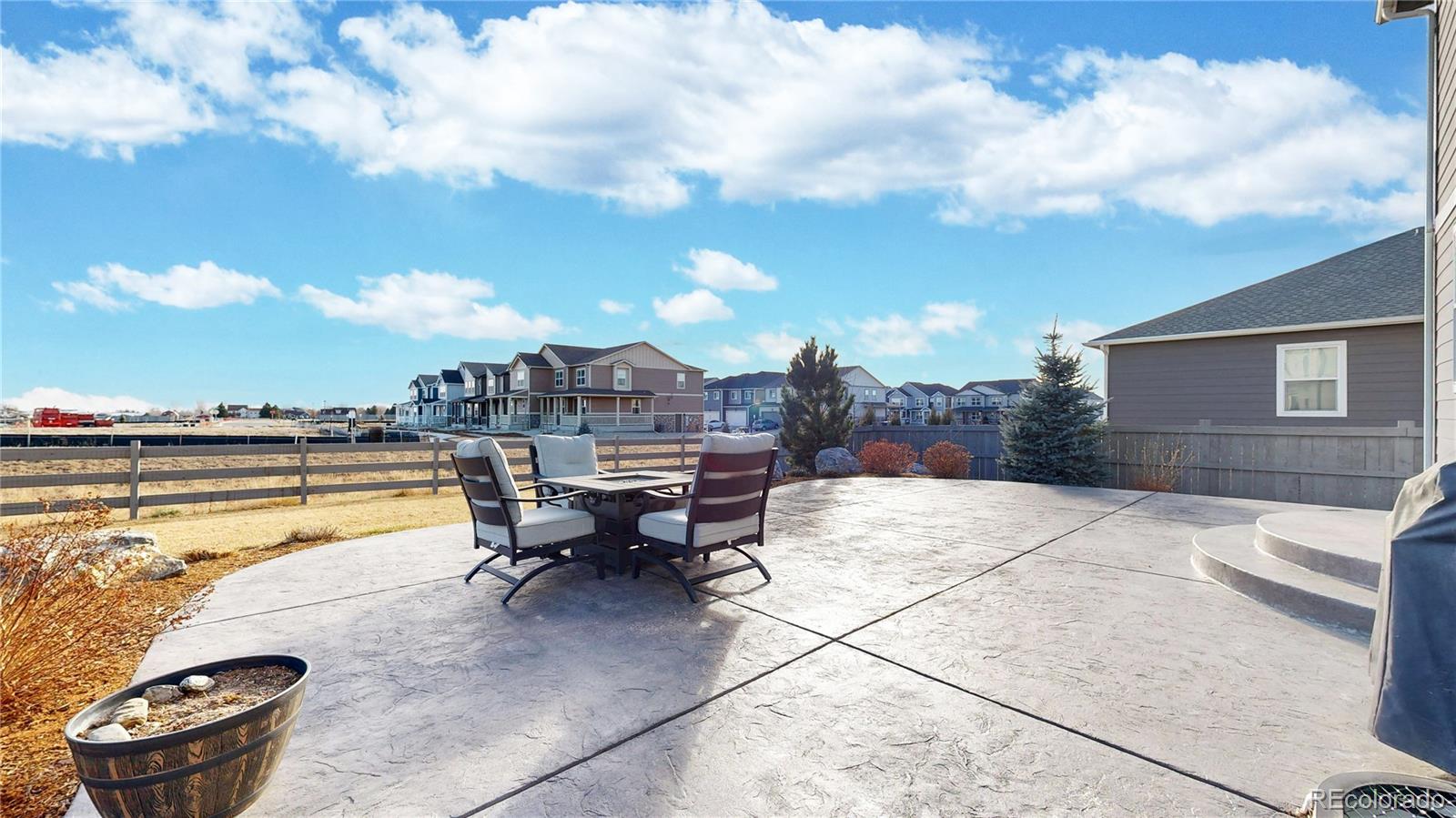 1562 Sun River Road Berthoud, CO 80513 - Photo 30 of 46 a view of a terrace with furniture