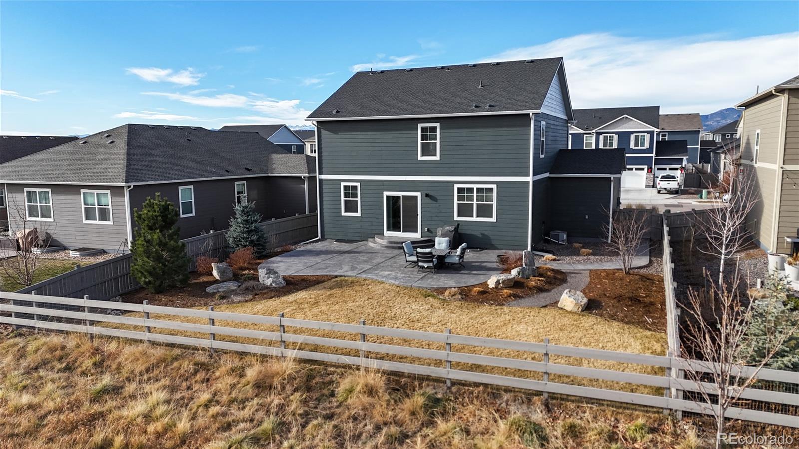 1562 Sun River Road Berthoud, CO 80513 - Photo 37 of 46 a view of a house with backyard
